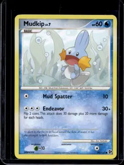 2008 Pokemon Diamond & Pearl Great Encounters Mudkip #80/106 - Image 1