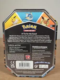 Pokemon TCG Eevee Evolutions Tins Set - Image 3