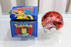 23K Gold Plated CHARIZARD Trading Card 1999 Burger King Pokemon NEW SEALED Ball - Image 1