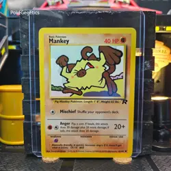 Mankey Team Rocket Pokemon TCG 61/82 Unlimited Common - Image 1