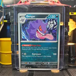 Gengar Paldean Fates Pokemon TCG 057/091 Scarlet & Violet Uncommon - Image 1