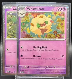 Cottonee MEP 018 Whimicott MEP 019 Cosmos Promo set Phantasmal Flames Pokemon NM - Image 1