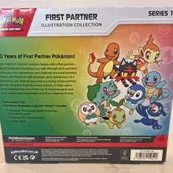 Pokemon TCG First Partner Illustration Collection Series 1 3-Pack Promo - Image 2