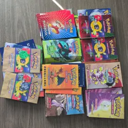 Pokemon empty Vintage Deck Box Lot, Lot Of 10, Some Have Pamphlets And Coins - Image 2