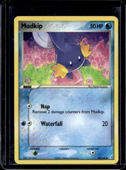 2006 Pokemon EX Crystal Guardians Mudkip #58/100 - Image 1