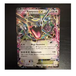 Pokemon TCG Rayquaza EX XY69 Promo Holo Shiny Dragon 170 HP English - Image 1