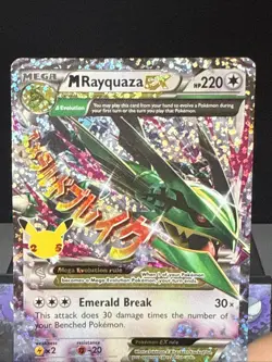 Pokemon Card M Rayquaza EX 76/108 Celebrations Set Holo Near Mint - Image 2
