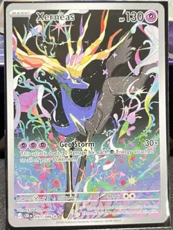 Xerneas Rare Full Art Holo 091/086 130 HP English Pokemon TCG Crown Zenith - Image 1