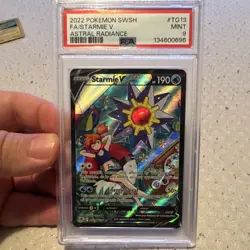 Pokemon Starmie V TG13/TG30 Astral Radiance Trainer Gallery Holo PSA 9 - Image 1