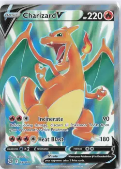 Charizard V Full Art! Pokemon Brilliant Stars - 153/172 - Image 1