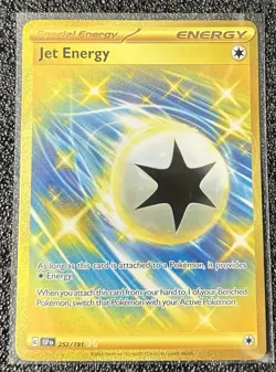 Pokemon TCG Jet Energy Hyper Rare SV08: Surging Sparks 252/191 - Image 1