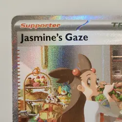 Pokemon Jasmine's Gaze 245/191 Special Illustration Rare Holo SV08 2024 - Image 5