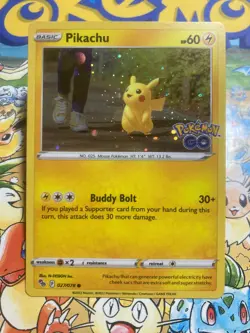 Pokemon TCG Pikachu (Cosmos Holo) Promo 027/078 Pokemon GoPokemon TCG - Image 1