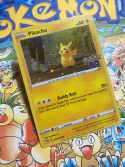 Pokemon TCG Pikachu (Cosmos Holo) Promo 027/078 Pokemon GoPokemon TCG - Image 2