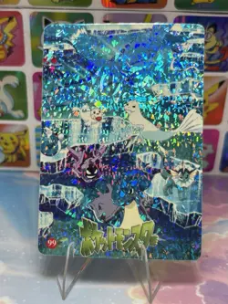 Pokemon Pikachu HOLO Prism Vintage Pocket Monsters Vending Sticker Bandai 1998 - Image 4