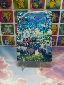 Pokemon Pikachu HOLO Prism Vintage Pocket Monsters Vending Sticker Bandai 1998 - Image 5