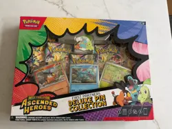 Pokemon TCG Ascended Heroes Deluxe Pin Collection Box SEALED NIB - Image 1