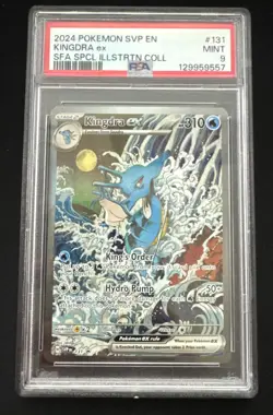 POKEMON SHROUDED FABLE KINGDRA EX #131 ILLUSTRATION PSA 9 MINT #110495904 - Image 1