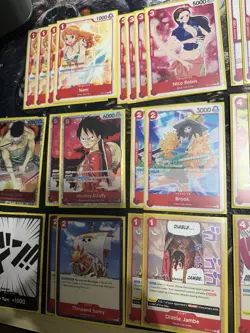 One piece Straw Hat Crew Super Pre-Release ST01 Deck NO LEADER *UNPLAYED* - Image 3