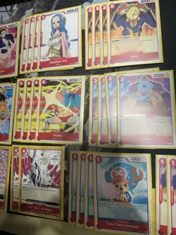 One piece Straw Hat Crew Super Pre-Release ST01 Deck NO LEADER *UNPLAYED* - Image 4