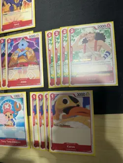 One piece Straw Hat Crew Super Pre-Release ST01 Deck NO LEADER *UNPLAYED* - Image 5