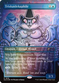 MTG English Triskaidekaphile (Rainbow Foil) NM Foil Secret Lair - Image 1