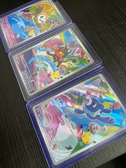 Pokemon TCG First Partner Illustration Collection Gen 7 Starters Cards - Image 2
