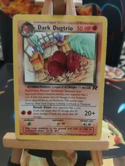 Pokemon Dark Dugtrio TCG Team Rocket Card 23/82 Regular - Image 1
