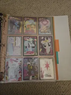 My Little Pony Trading Card Game Cards MLP Lot Binder Full Of Cards - Image 2