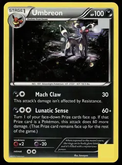 Umbreon XY96 Holo XY Promo Pokemon Card - Image 1