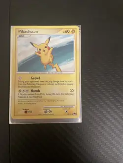 Pokemon TCG Pikachu 15/17 2009 Pop Series 9 Common Card - MP - Image 1