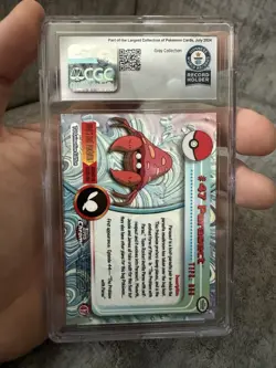 2000 TOPPS CHROME POKEMON TV #47 PARASECT CGC WORLD RECORD! AWESOME CARD! INVEST - Image 2
