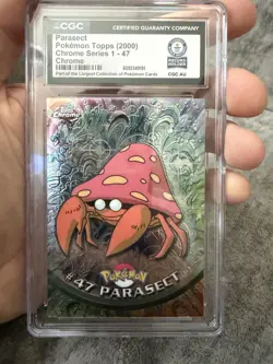 2000 TOPPS CHROME POKEMON TV #47 PARASECT CGC WORLD RECORD! AWESOME CARD! INVEST - Image 3