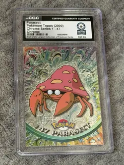2000 TOPPS CHROME POKEMON TV #47 PARASECT CGC WORLD RECORD! AWESOME CARD! INVEST - Image 4