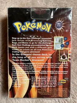 Pokemon Trading Card Game Giovanni Theme Deck New in Packaging - Image 2