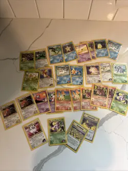 Nintendo Pokemon TCG 29-Card Lot Gym Challenge - Image 1