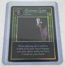 The Nightmare Before Christmas Ultra Rare Foil Christmas Casket Tcg Card - Image 1
