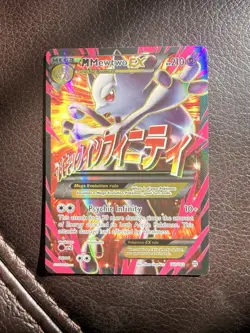 M Mewtwo EX 160/162 Full Art XY Breakthrough English Pokemon TCG Card - Image 1