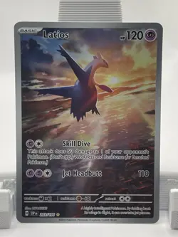 Pokemon Latios Illustration Rare 203/191 SSP EN Holo Basic 120 HP Card 2024 - Image 1