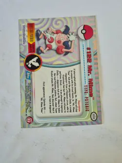 Mr. Mime #122 Topps Blue Logo Trading Cards Series 3 Pokemon Non-Holo LP - Image 2