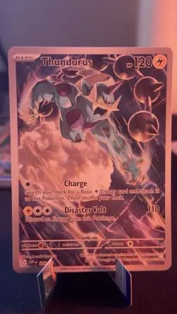 Thunderous 209 Promo Card Scarlet & Violet Black Bolt ETB Pokemon TCG NM+ - Image 1