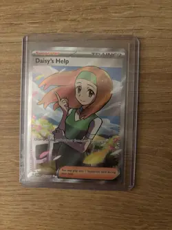 Pokemon TCG Daisy's Help Scarlet & Violet Trainer Holo Ultra Rare Card 195/165 - Image 1