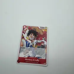 One Piece Card Game Monkey D. Luffy P-001 Super Pre-Release Participant Promo - Image 1