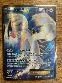 Pokemon TCG Lugia-EX Holo Full Art Ultra Rare Card Ancient Origins 94/98 - Image 1
