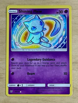 Shining Mew Holo Card 40/73 Shining Legends Series Pokemon TCG NM - Image 1