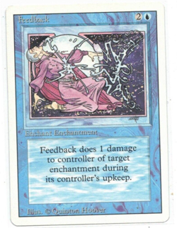 MTG Feedback Revised Edition Regular Uncommon - Image 1