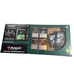MTG LOTR: Tales of Middle Earth FRODO AND FELLOWSHIP Deluxe Commander Kit New. - Image 1