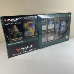 MTG LOTR: Tales of Middle Earth RIDERS OF ROHAN Deluxe Commander Kit Sealed - Image 1
