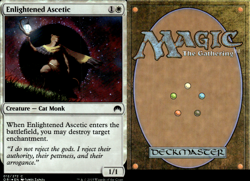 Magic the Gathering MTG Enlightened Ascetic Foil - Image 1