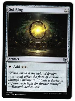 Sol Ring () 57 - NM - Commander: Aetherdrift U - Image 1